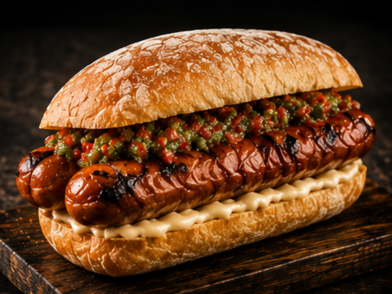 Choripán Trasandino de Terraza Brasil